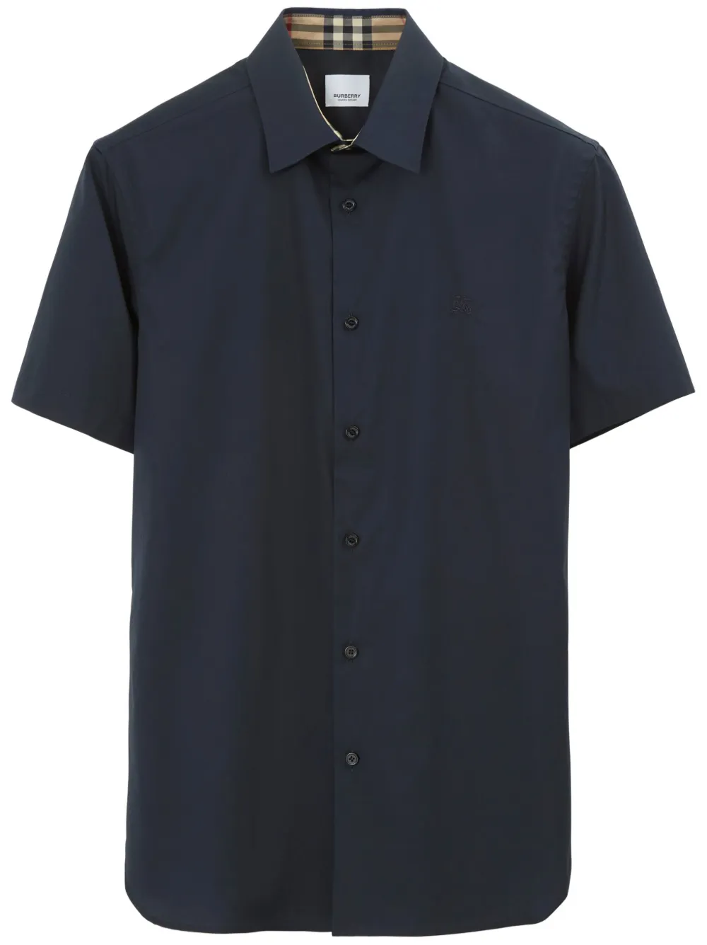 Burberry EKD-embroidered shirt | Black | Image 1