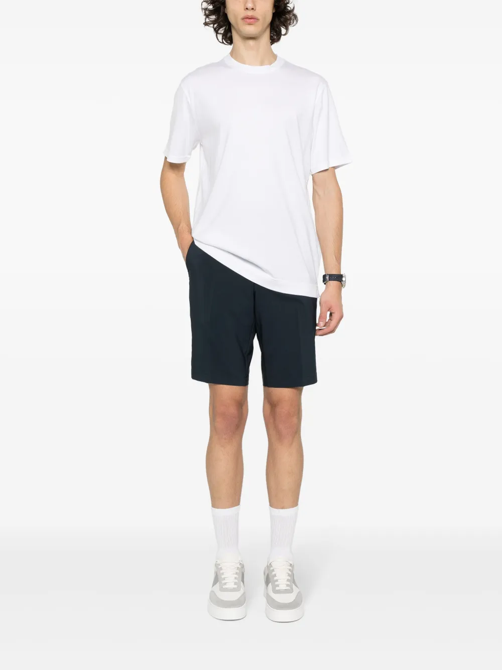 Fedeli Katoenen T-shirt - Wit
