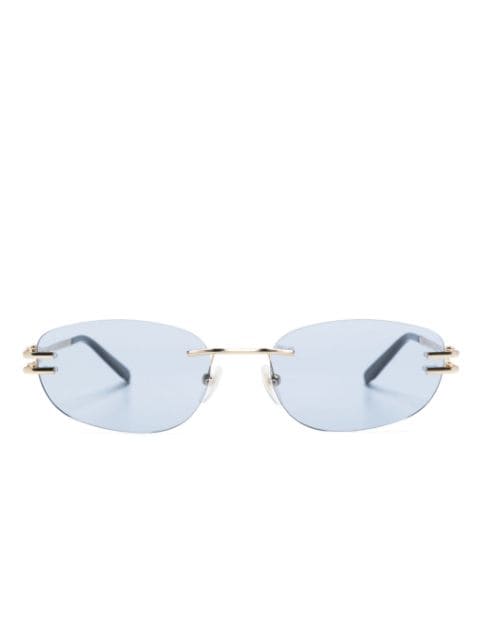 GIGI STUDIOS Michela oval-frame sunglasses
