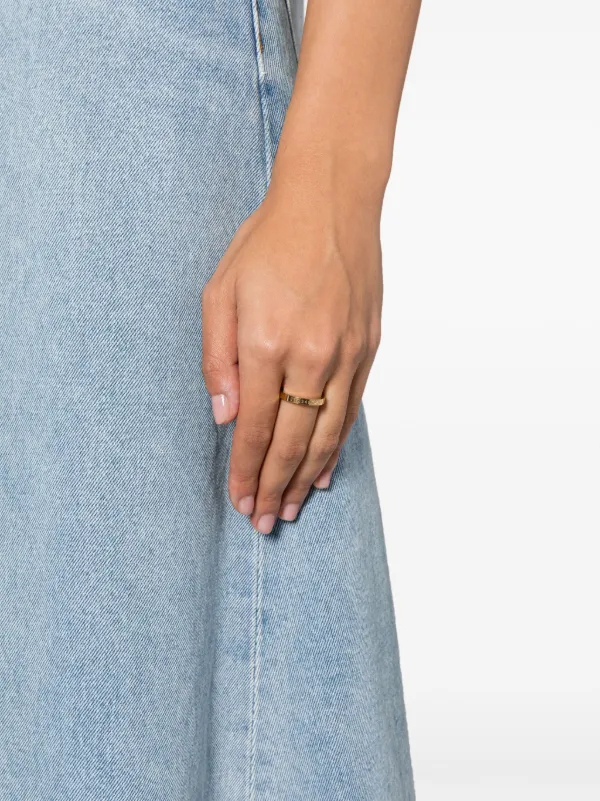 MM6 Maison Margiela Numeric Minimal リング | ゴールドトーン