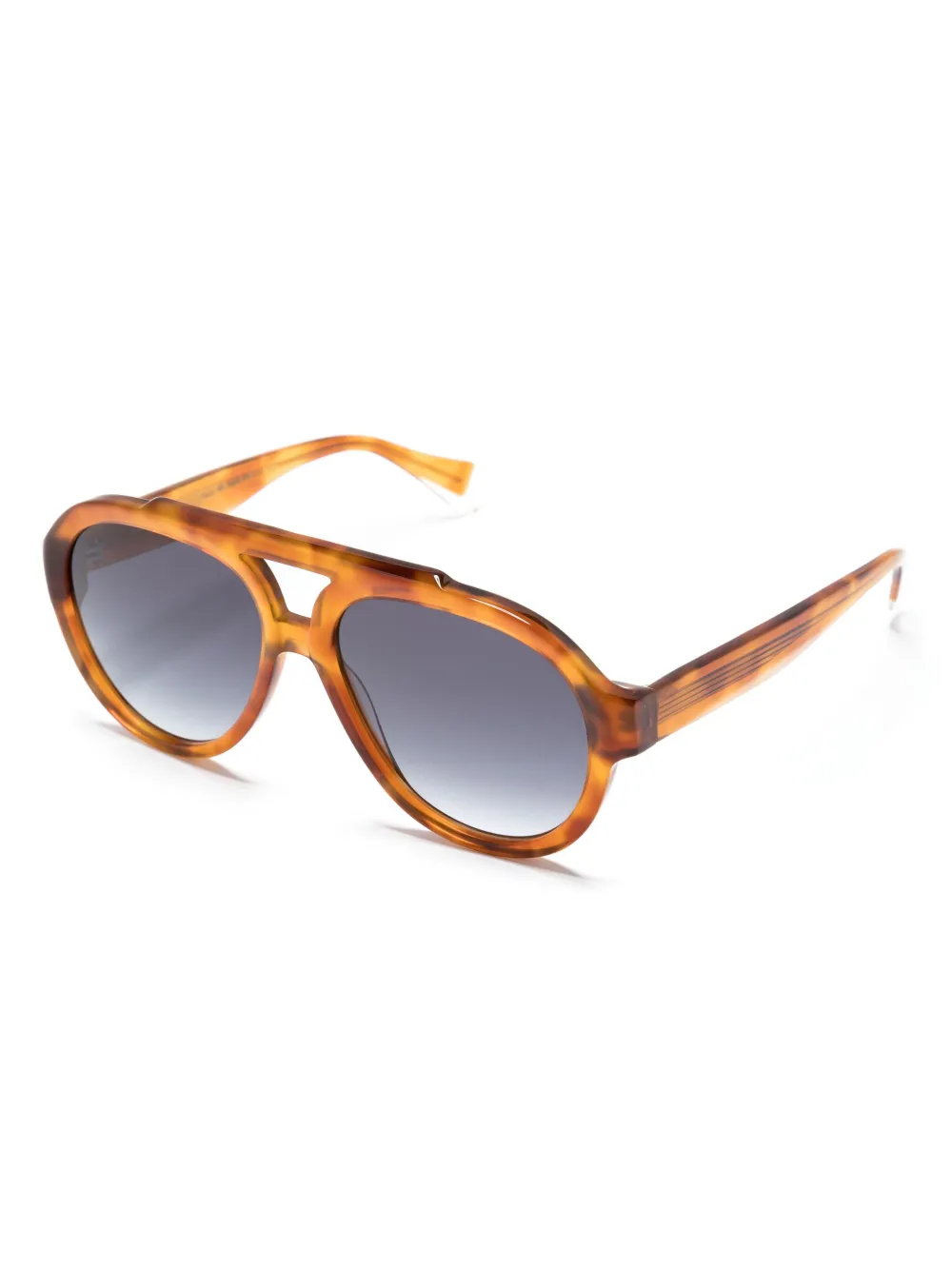 GIGI STUDIOS Bonnie zonnebril met piloten montuur - Beige