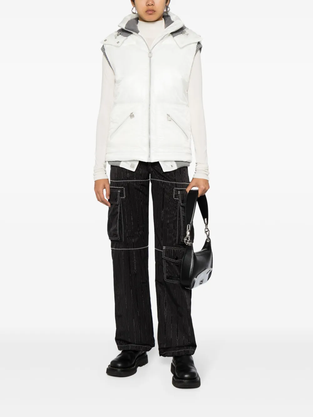 CHANEL Pre-Owned 2003 donsjack - Wit