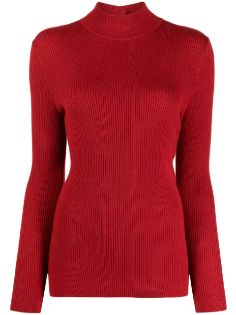 CHANEL 1990s high-neck cashmere jumper Women