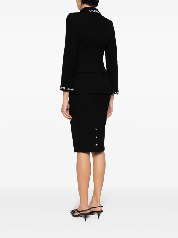 CHANEL Pre Owned 1995 Tweed Skirt Suit Farfetch