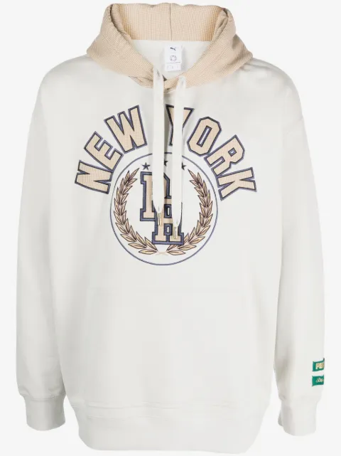 PUMA x Rhuigi appliqué-detail cotton hoodie