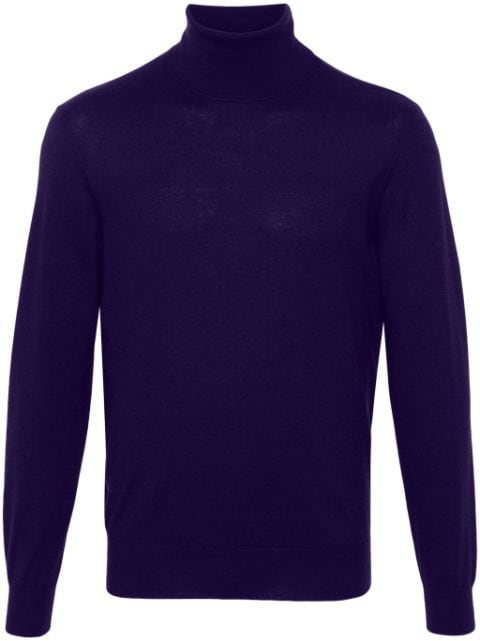 Ralph Lauren Purple Label Suéter de cashmere escovado
