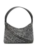 Coperni zip-detailing tweed shoulder bag - Black