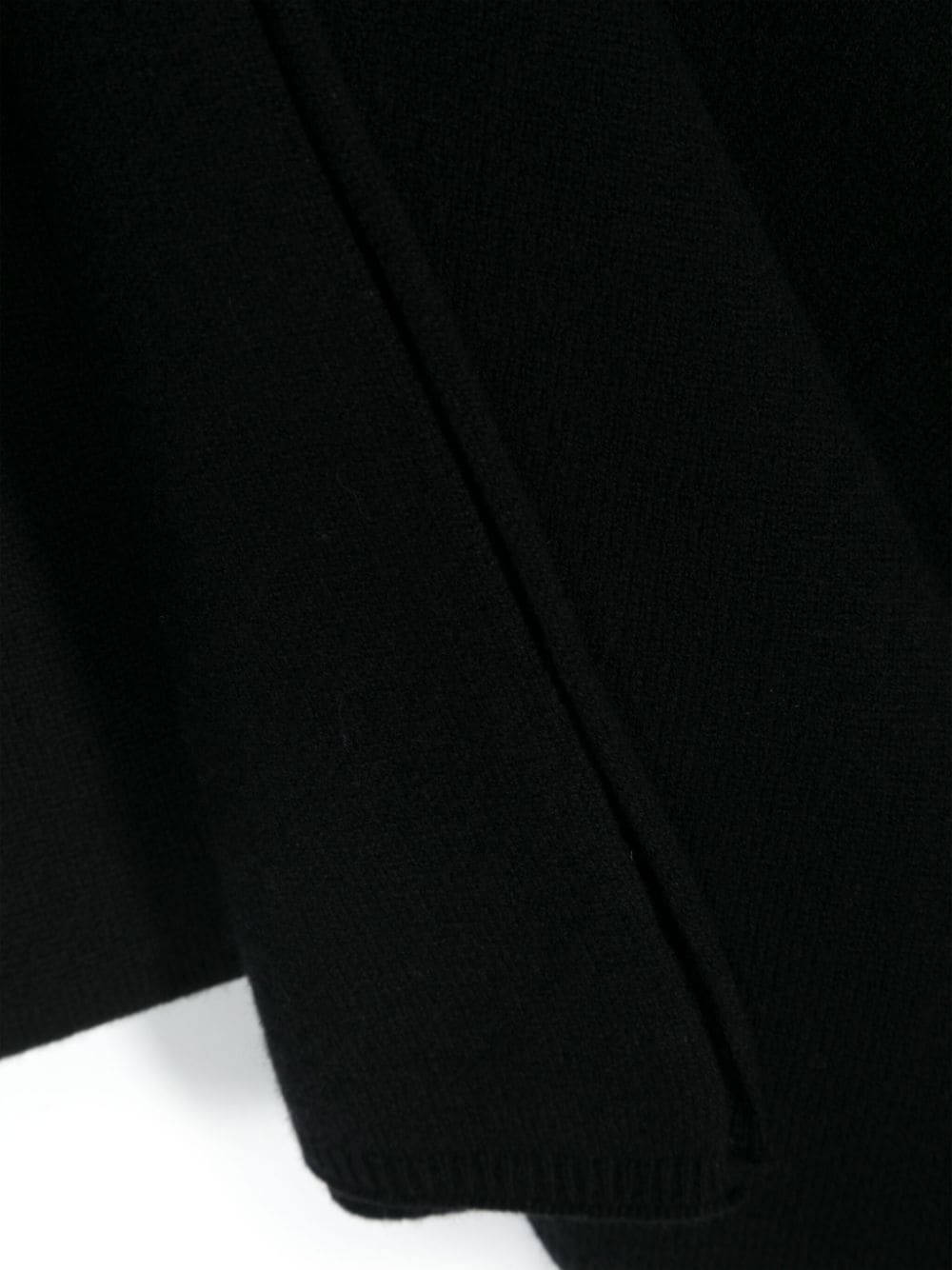 Shop Le Tricot Perugia Fine-knit Scarf In Black