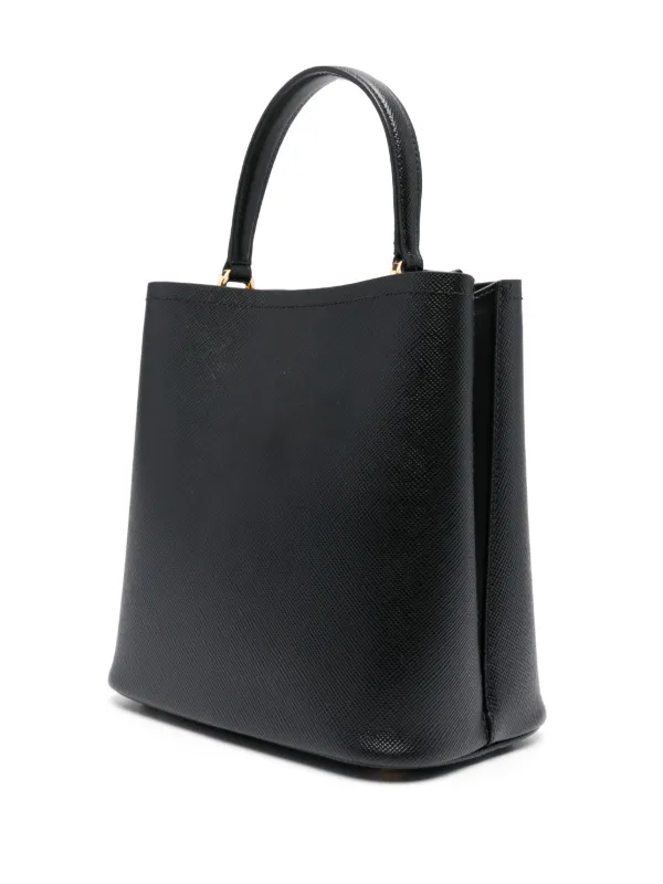 Prada Medium Panier Tote Bag | Black | FARFETCH PL