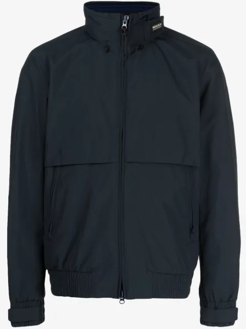 Woolrich куртка на молнии с высоким воротником
