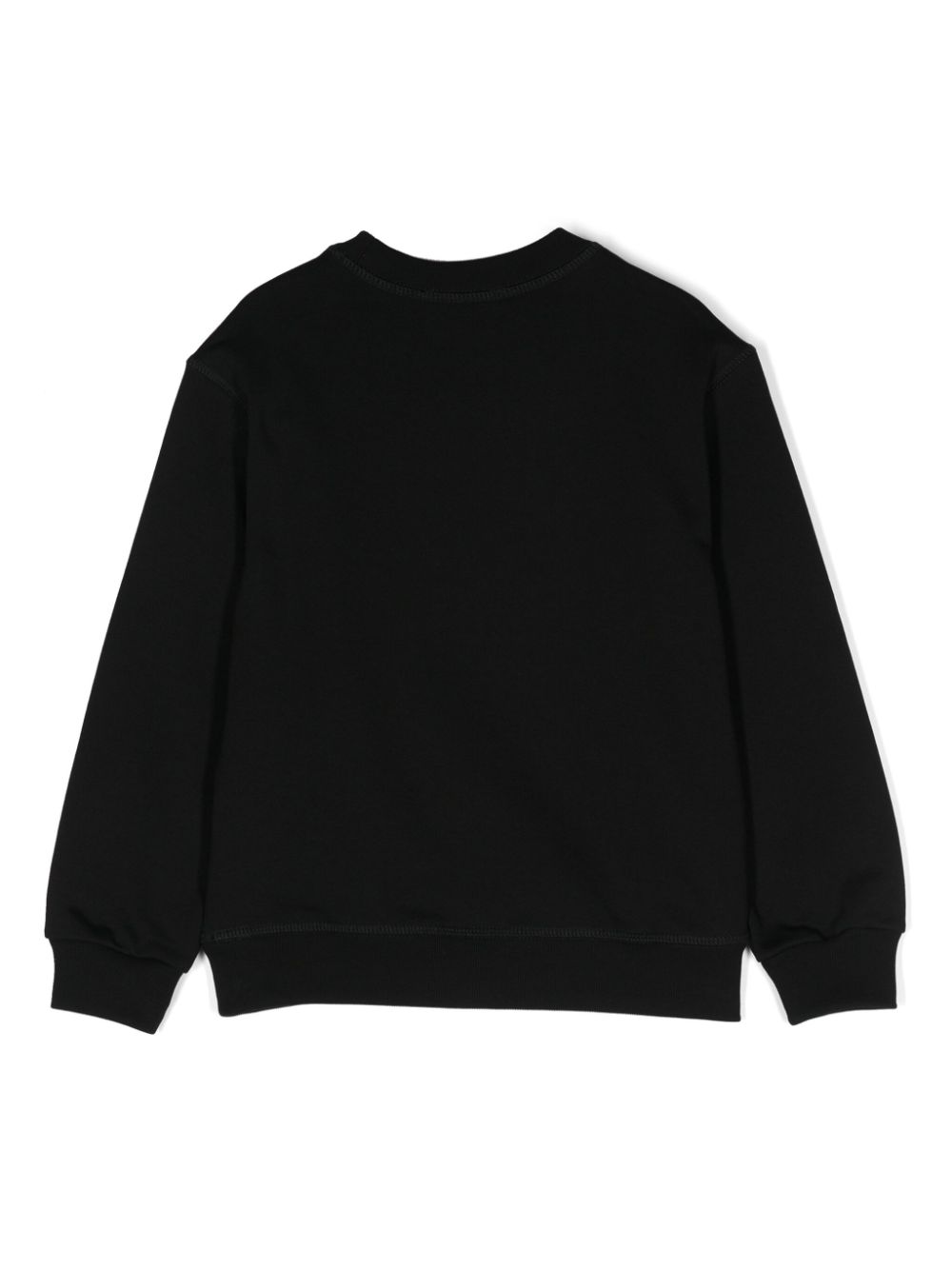 Dsquared2 Kids Katoenen sweater met logoprint - Zwart