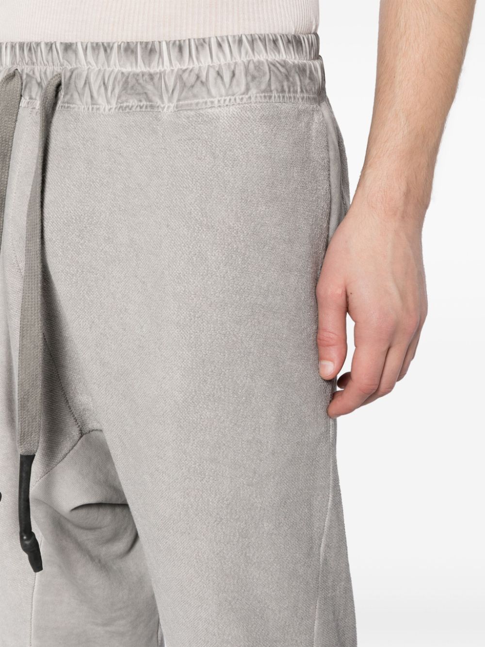 Shop Isaac Sellam Experience Cropped Track Pants In Grey