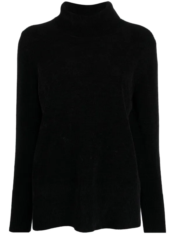 Velvet shop roll neck