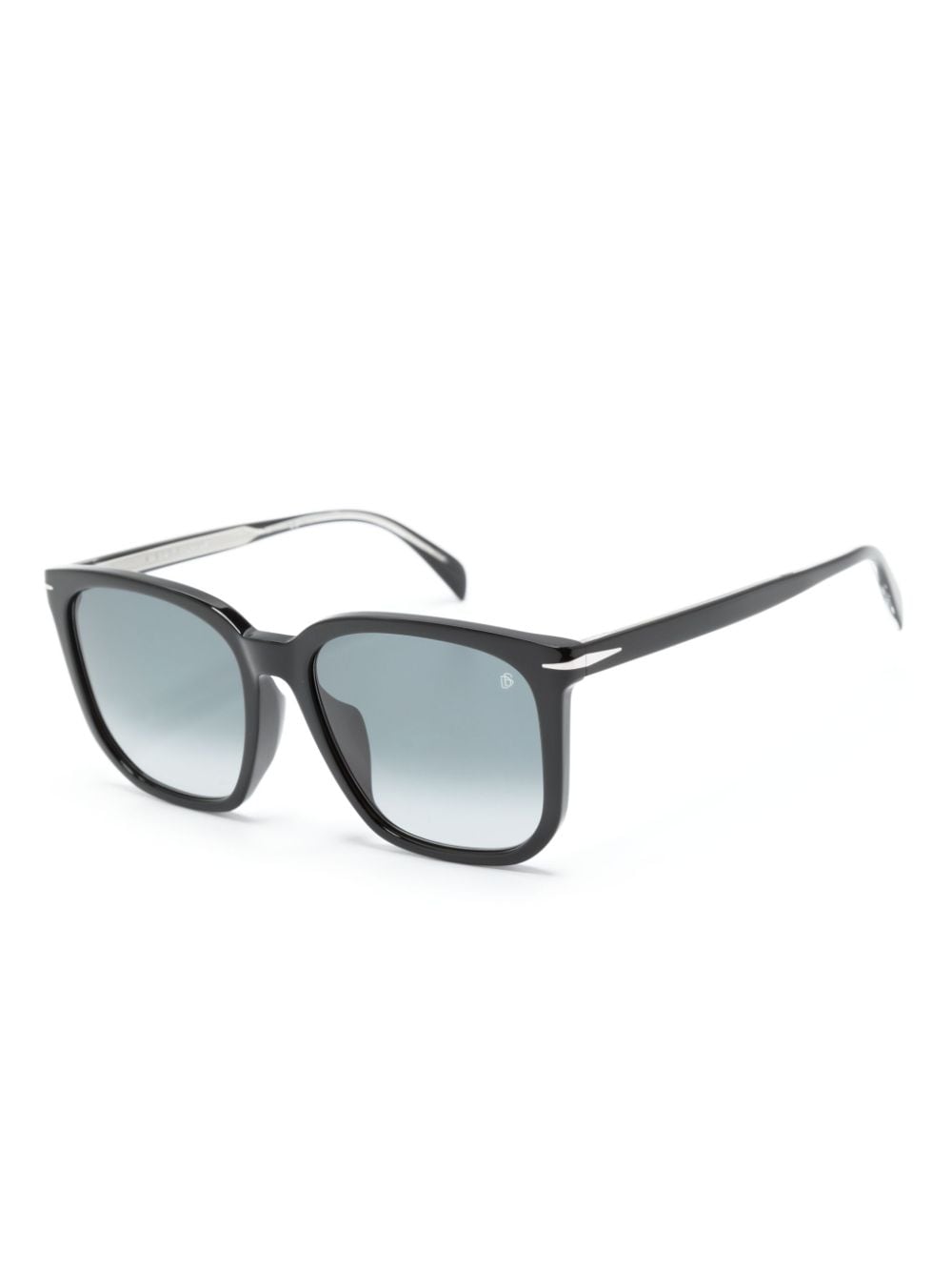 Shop Eyewear By David Beckham Oversize-frame Sunglasses In Black