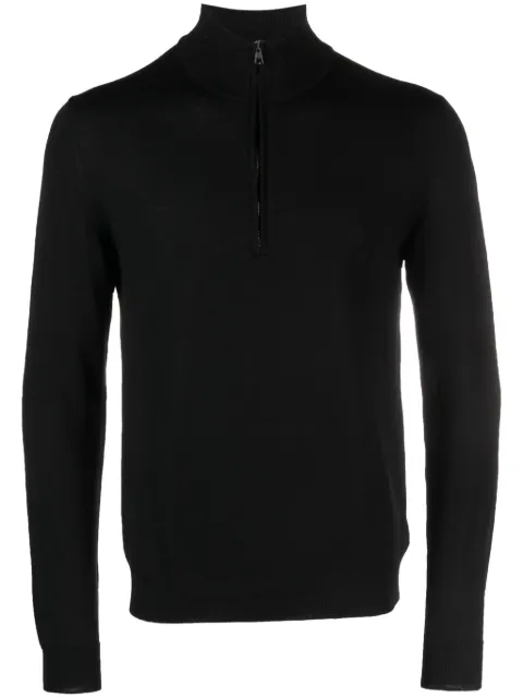 Zanone high-neck virgin wool jumper