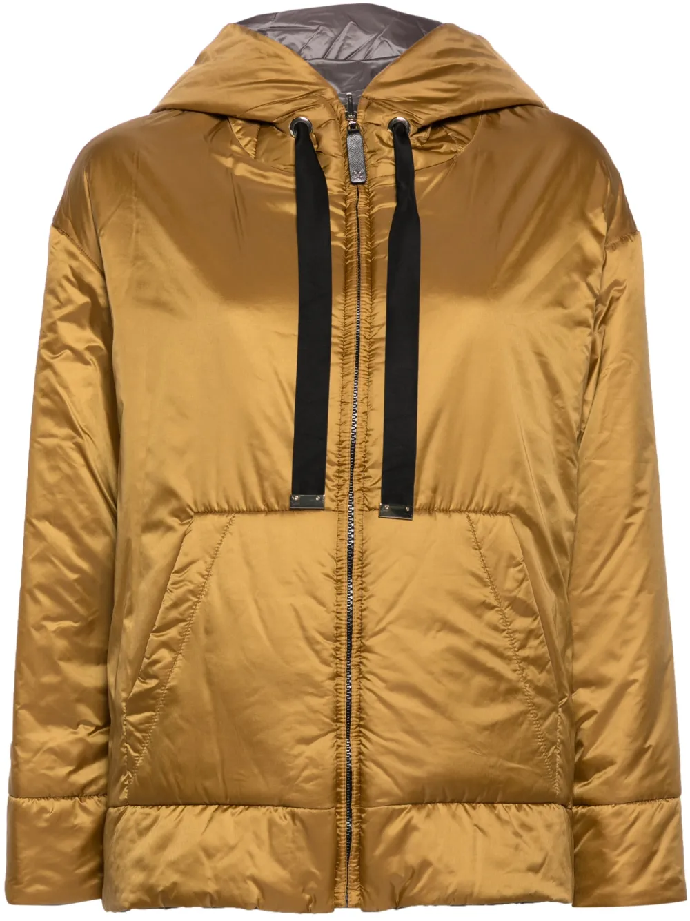 Max Mara zipped hooded jacket | Yellow | Image 1