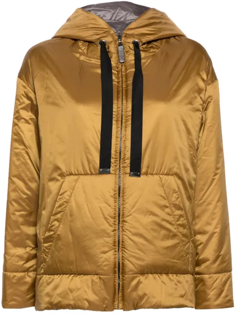 Max Mara zipped hooded jacket