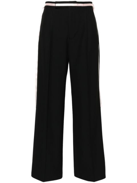 PINKO x Patrick McDowell pantalon palazzo à détail de ruban