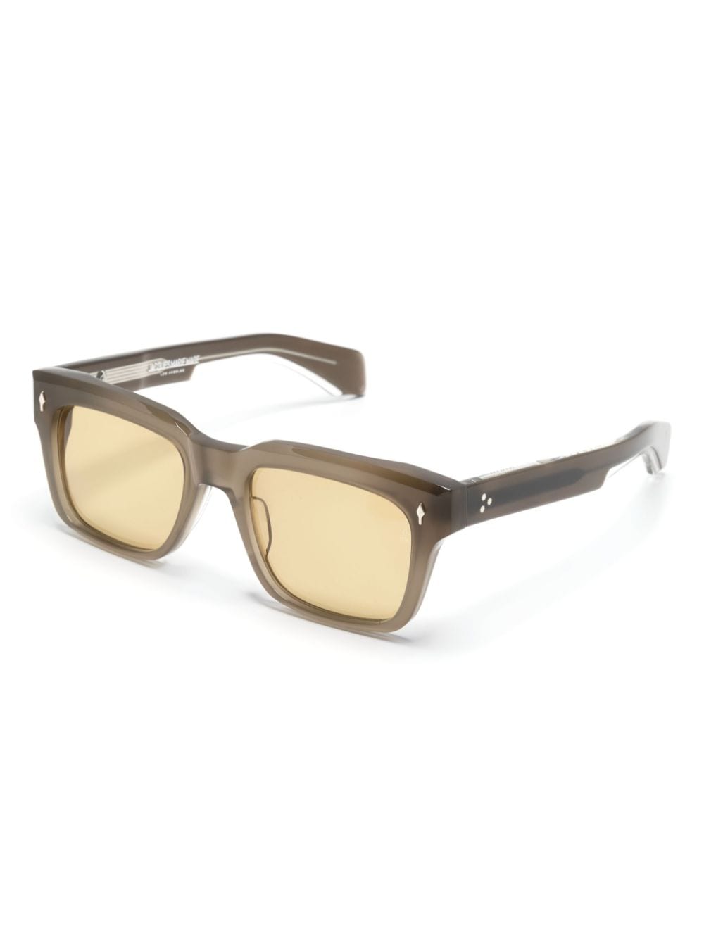 Jacques Marie Mage Torino zonnebril met rechthoekig montuur - Bruin