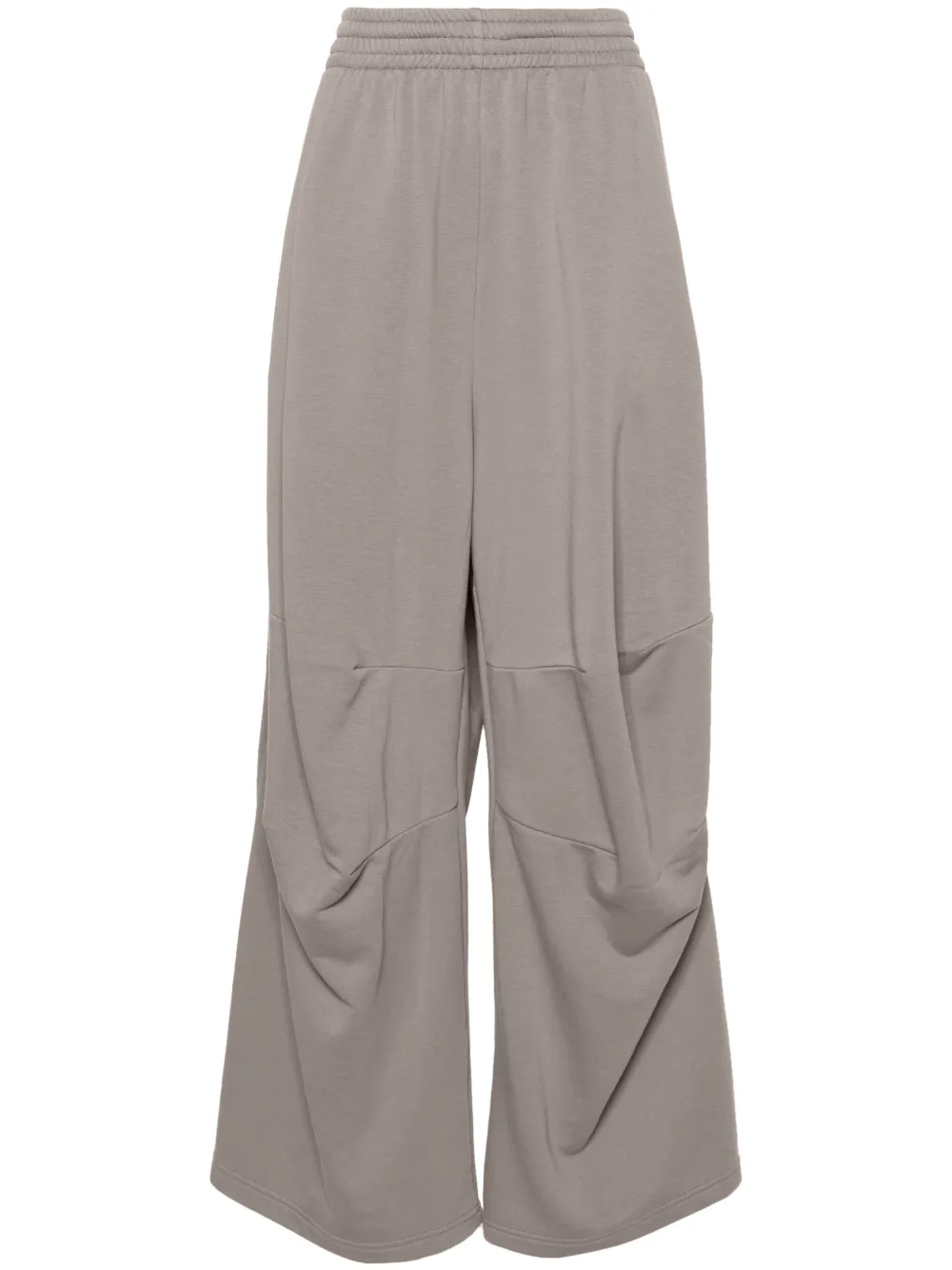 Mm6 Maison Margiela Wide-leg Track Pants In Grey