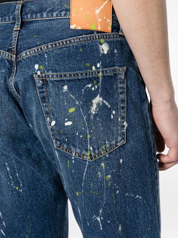 G star paint clearance splatter jeans