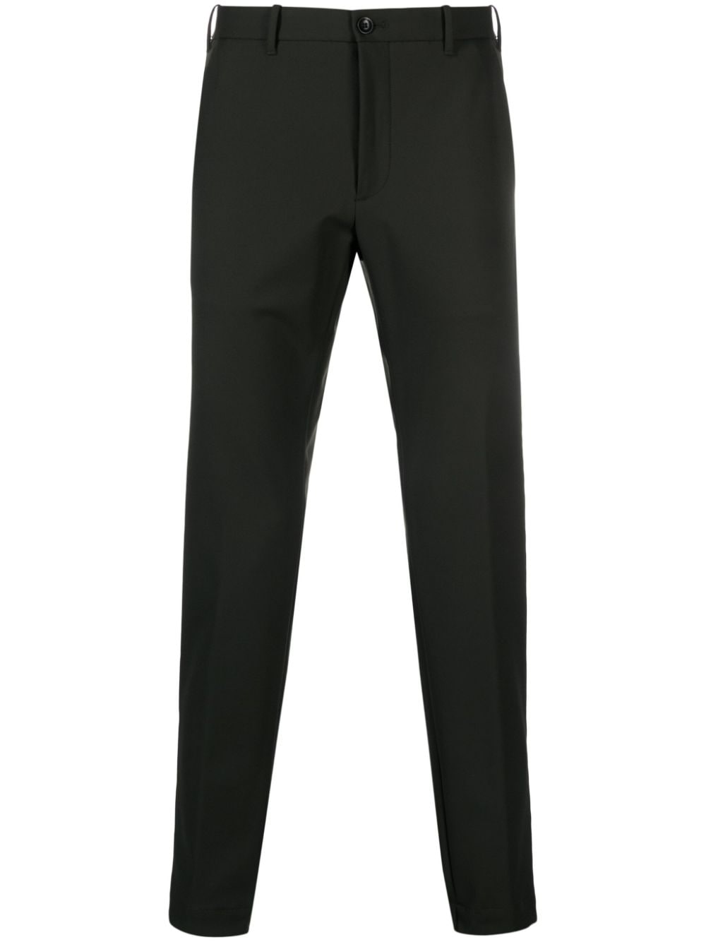Incotex Low-rise Straight-leg Trousers In Green
