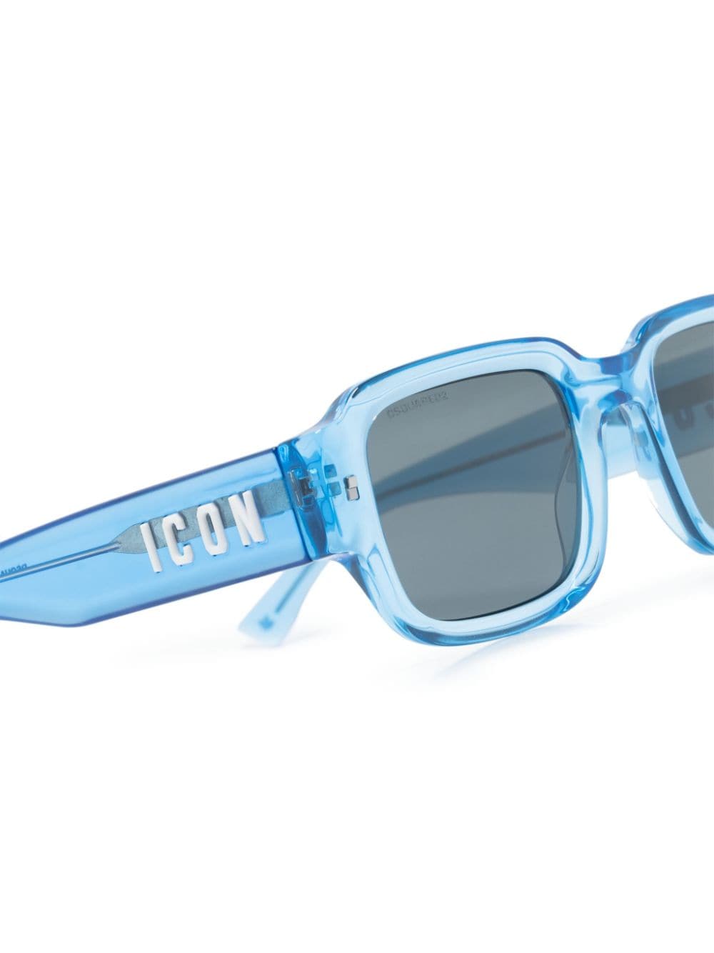 Shop Dsquared2 Icon Rectangle-frame Sunglasses In Blue