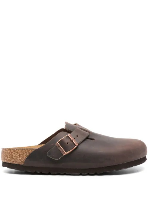 Mules Boston en cuir - Birkenstock - Modalova