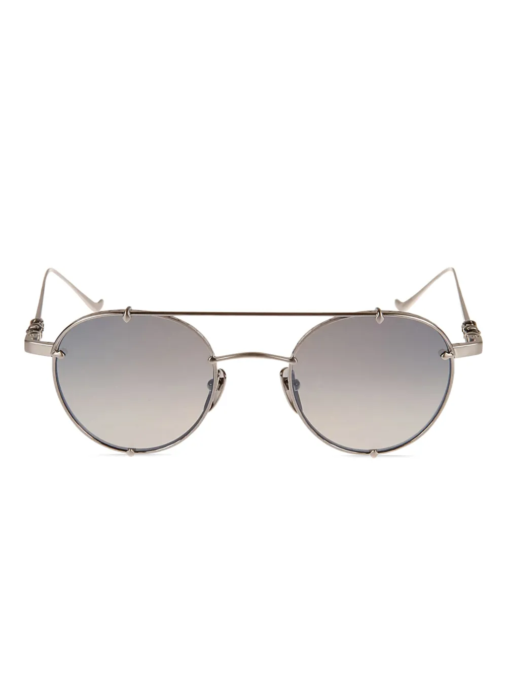Chrome Hearts round-frame metal sunglasses | Grey | Image 1