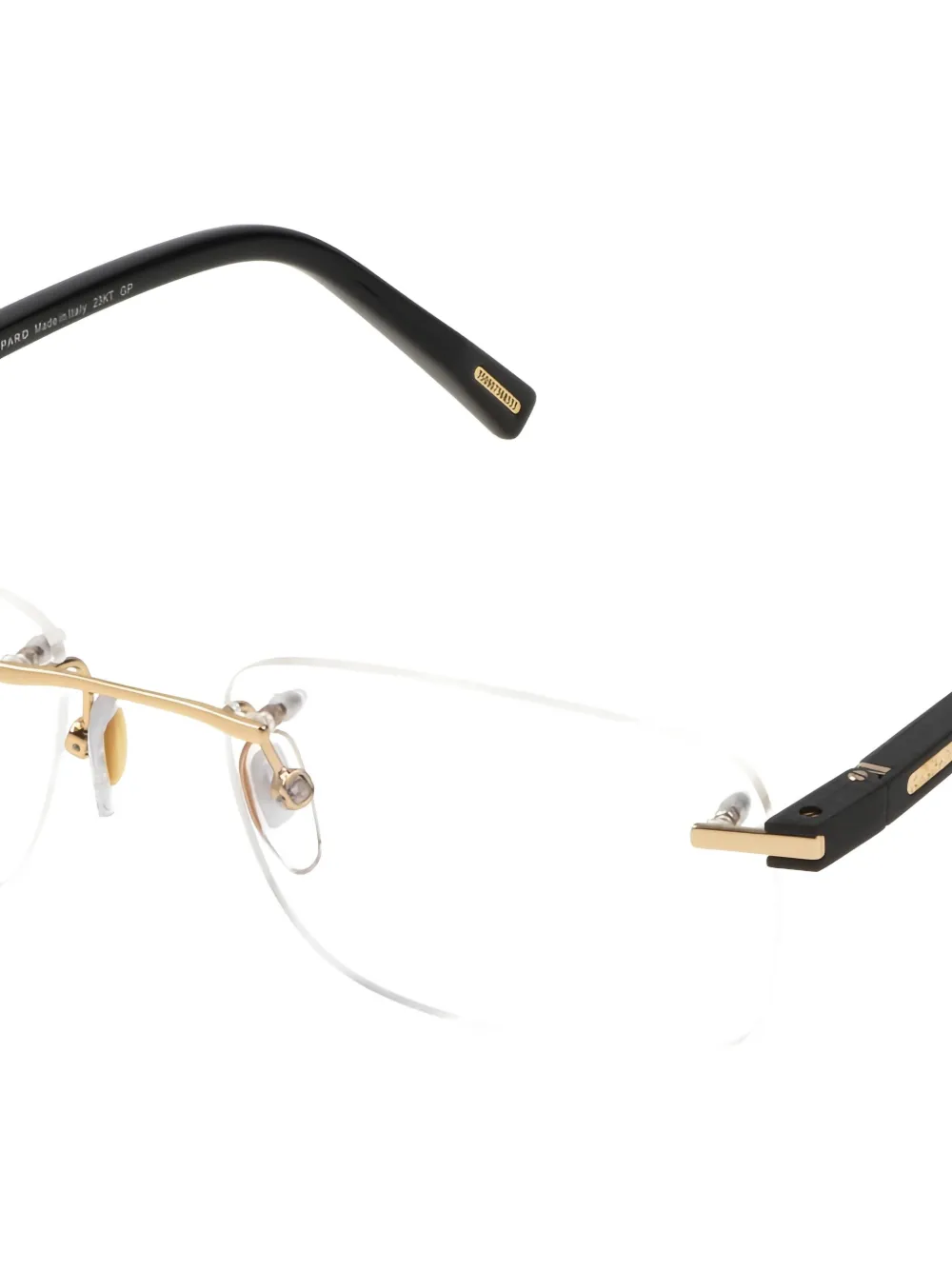 Chopard Eyewear lunettes de vue sans monture à détail doré | Image 2
