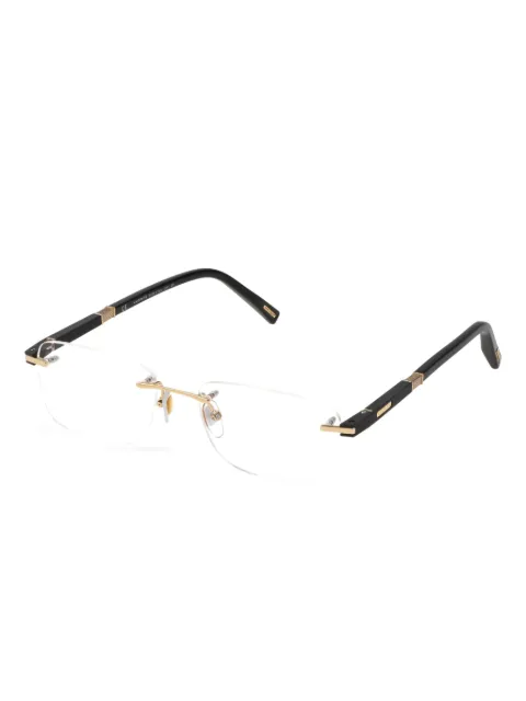 Chopard Eyewear lentes sin armazón con detalle dorado