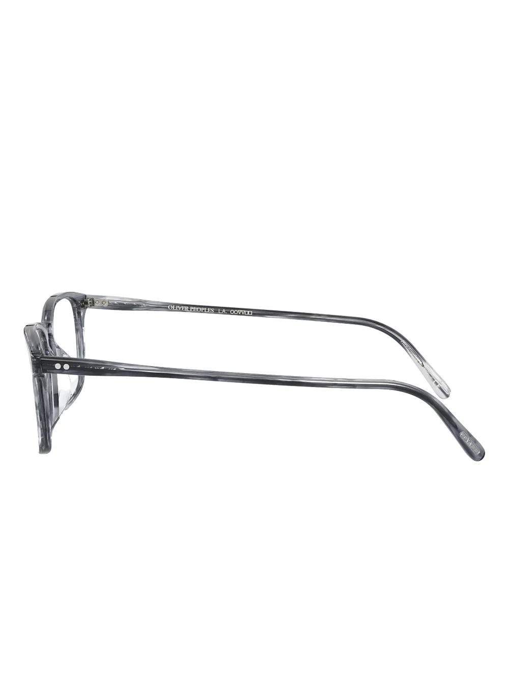 Oliver Peoples Bril met vierkant montuur Grijs