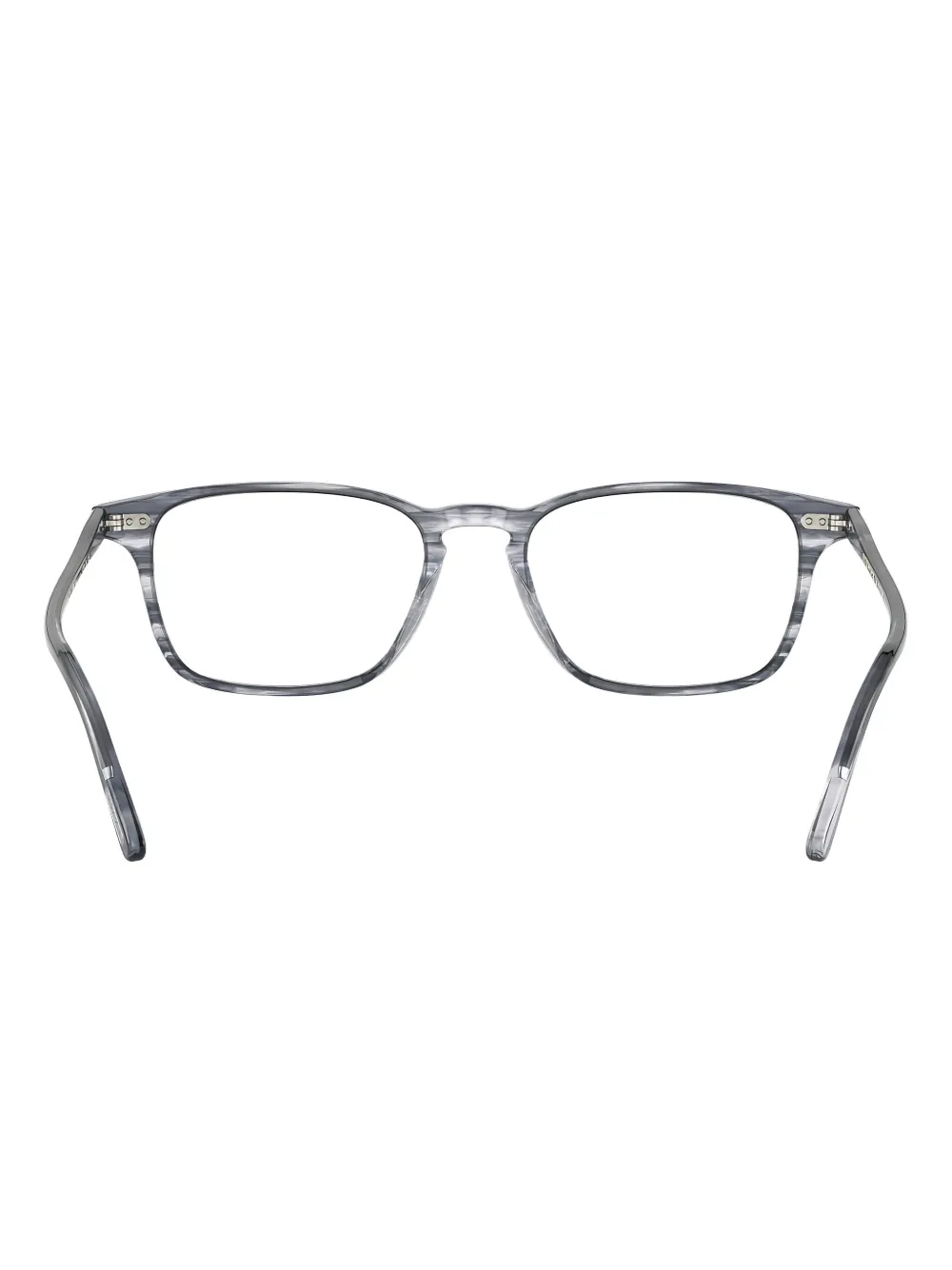 Oliver Peoples Bril met vierkant montuur Grijs