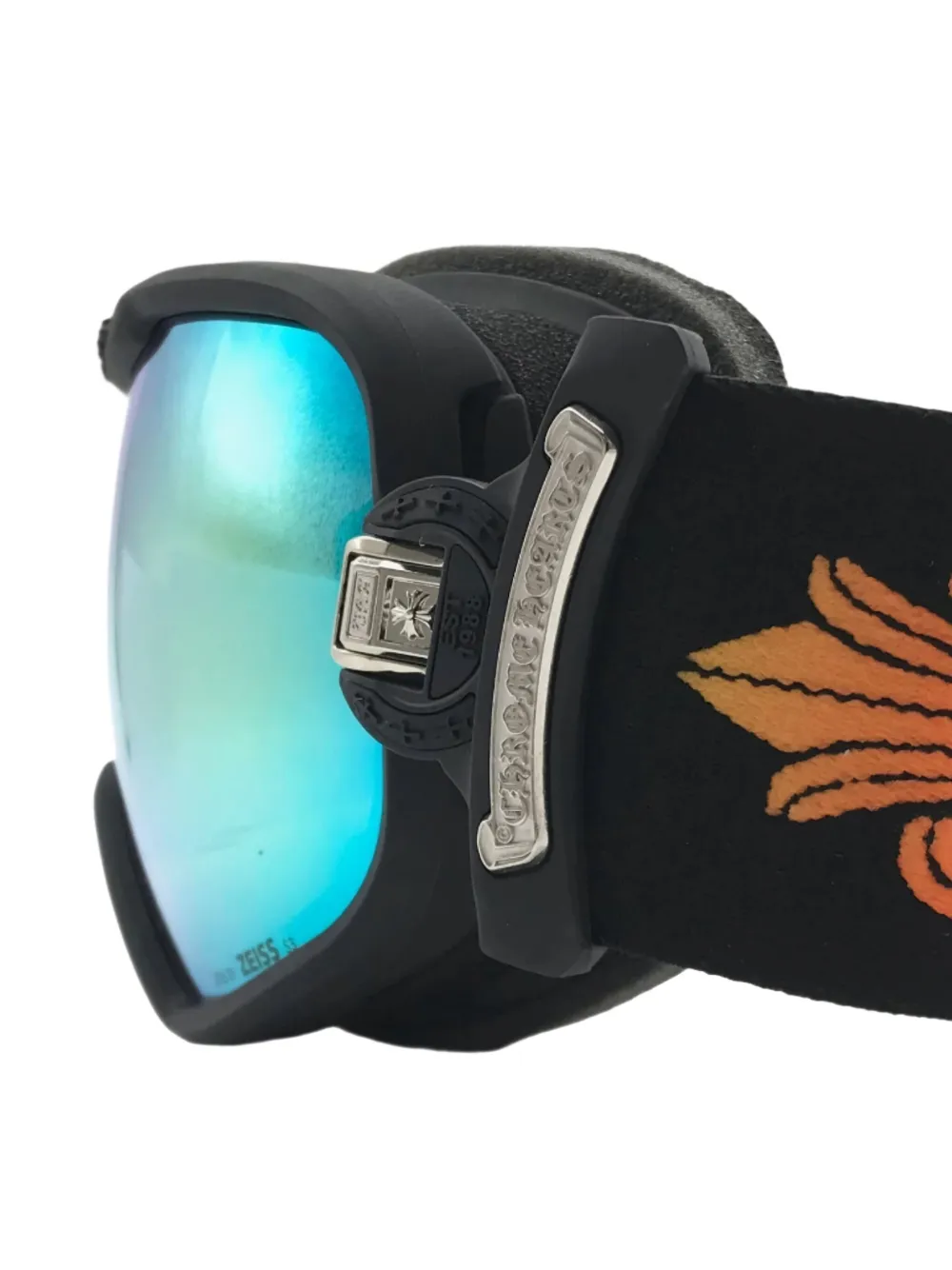 Chrome Hearts Silver Morning skibril Zwart