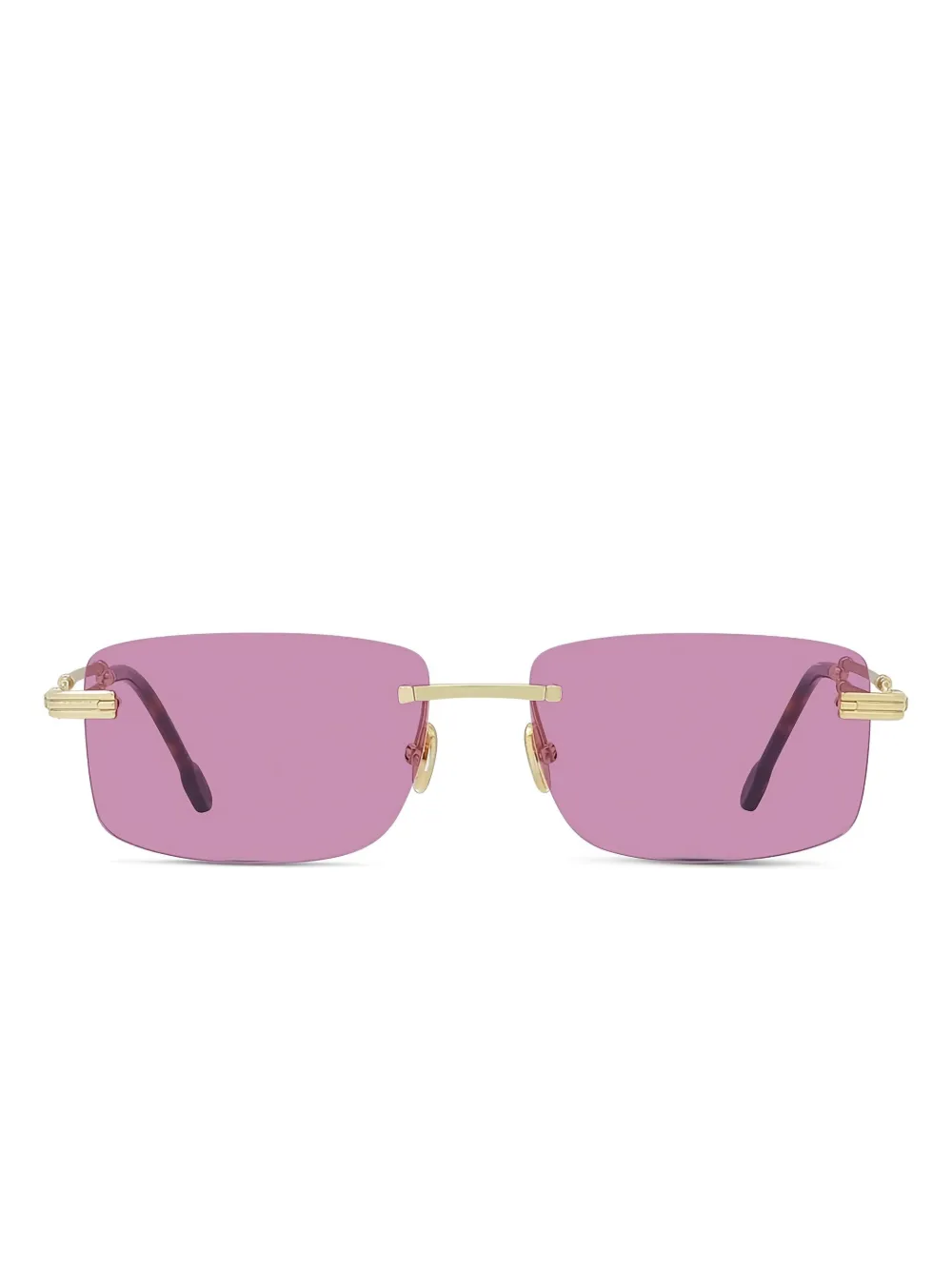 Fred rimless sunglasses - Roze
