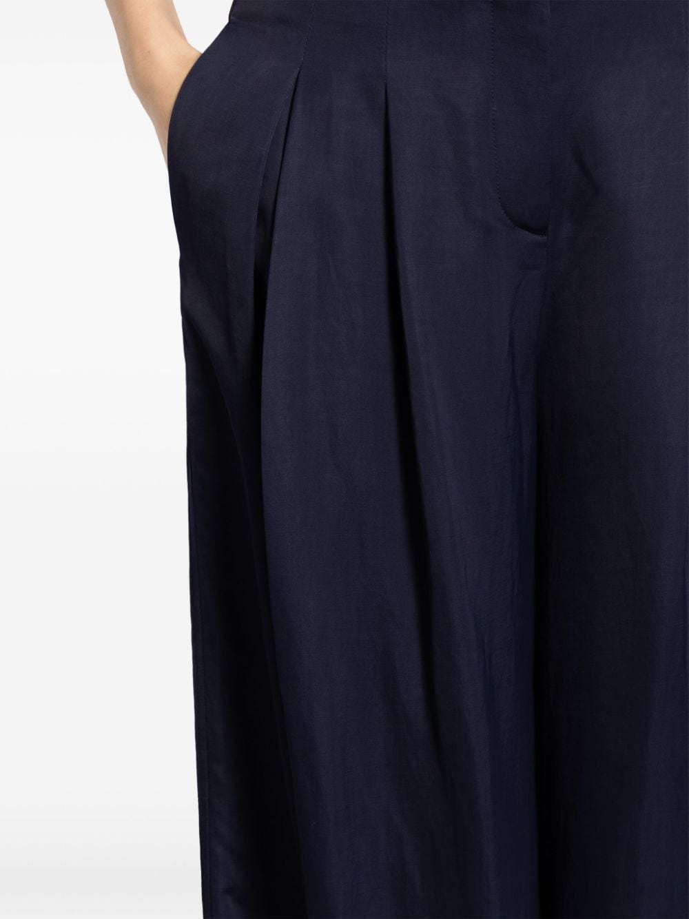 TWP pleat-detail Palazzo Trousers - Farfetch