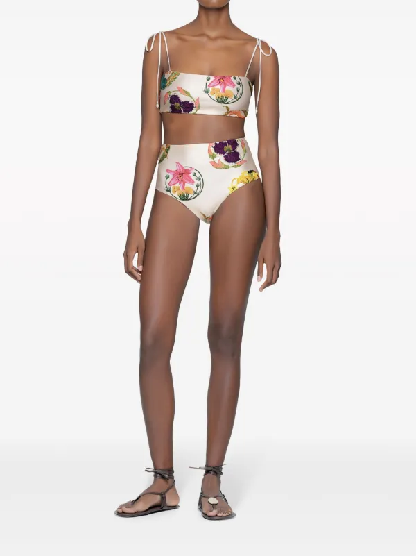 Agua By Agua Bendita Primavera Marina floral-embroidered