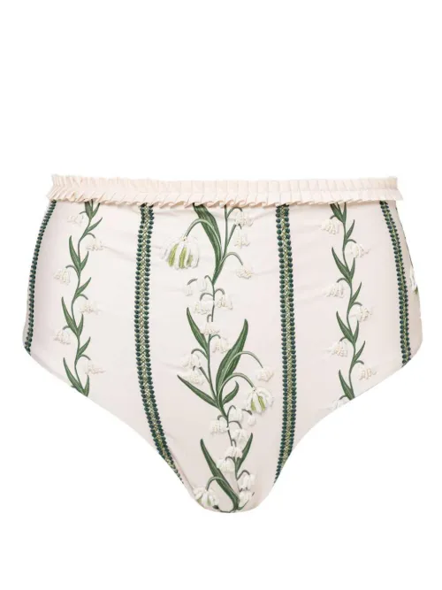 Bas de bikini Nopal Perla à fleurs - Agua By Agua Bendita - Modalova