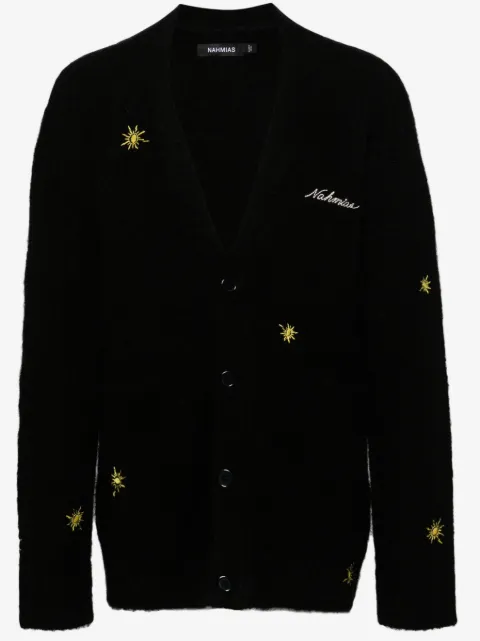Nahmias cárdigan Sunshine con logo bordado