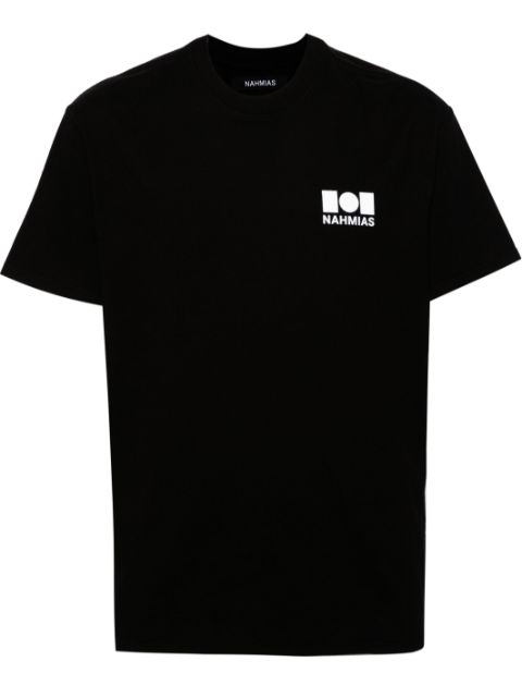 Nahmias t-shirt en coton à logo imprimé