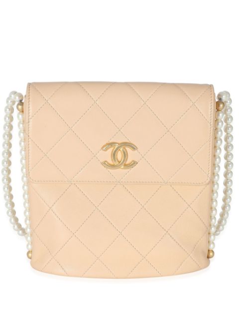 HOT SALE CHANEL 2019 peal-chain quilted bag Women