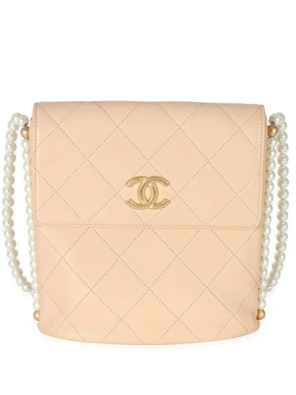 CHANEL Pre-Owned 2019 キルティング バッグ | ニュートラル | FARFETCH JP