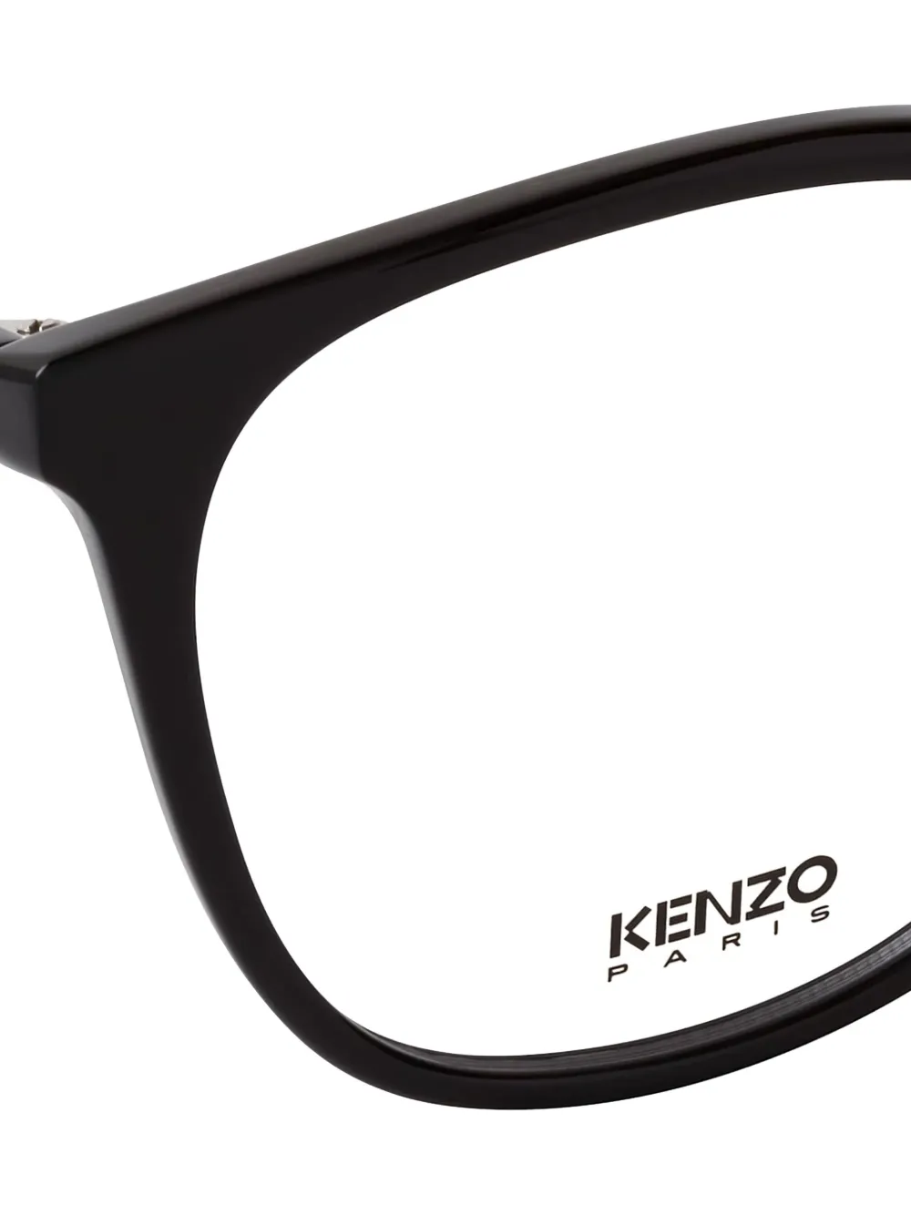 Kenzo Bril met rond montuur Zwart