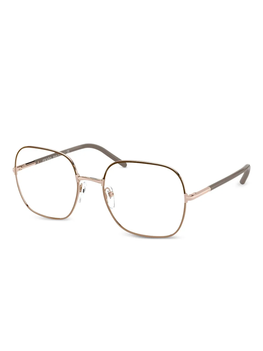 Prada Eyewear square-frame glasses | Gold | Image 1