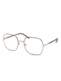 Prada Eyewear square-frame glasses - Gold