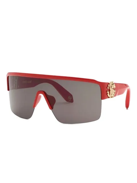 Roberto Cavalli lentes de sol con placa del logo
