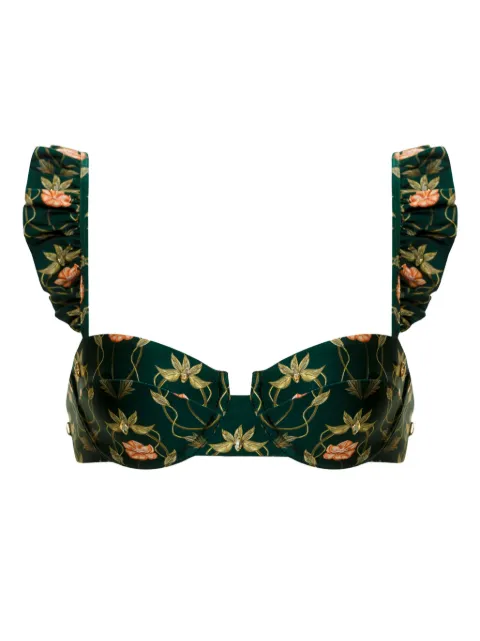 Agua By Agua Bendita top de bikini Kiwi Esotérico