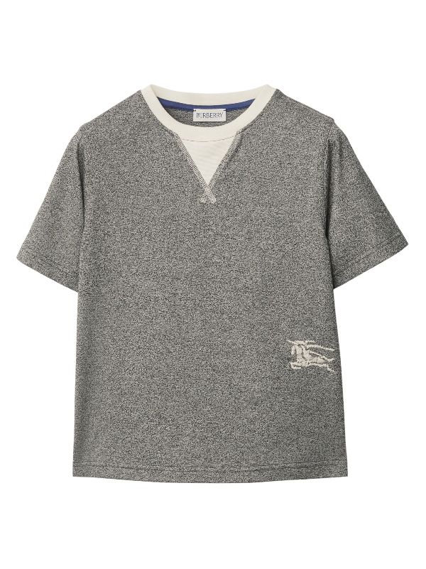 Burberry Kids EKD-motif Cotton T-shirt - Farfetch