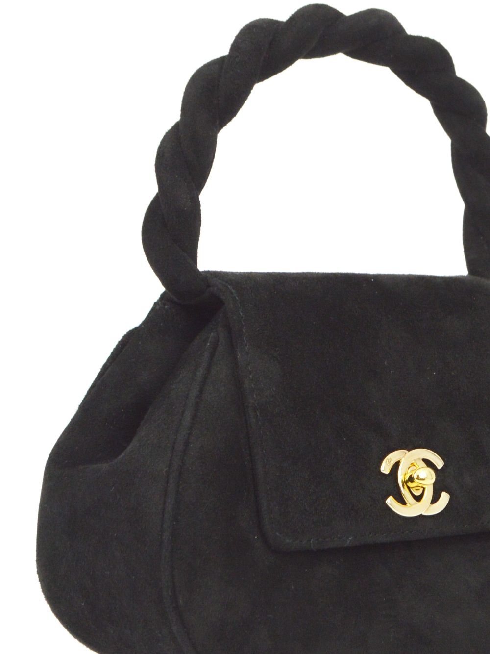 CHANEL 1997 CC turn-lock twisted handbag Women