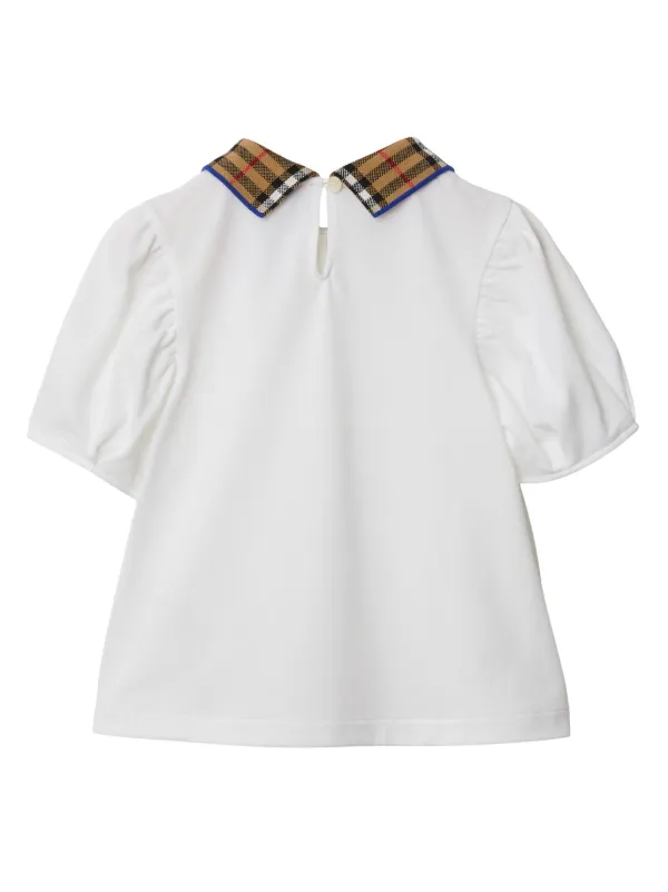 Burberry polo shirt for kids outlet